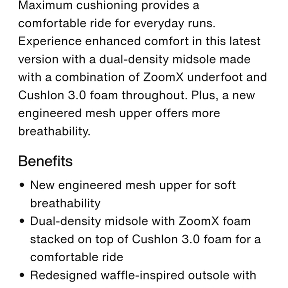 Nike vemero running shoes size 12 mens - Picture 6 of 11